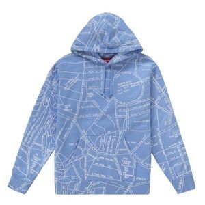 Supreme Gonz Embroidered Hooded Sweatshirt Blue